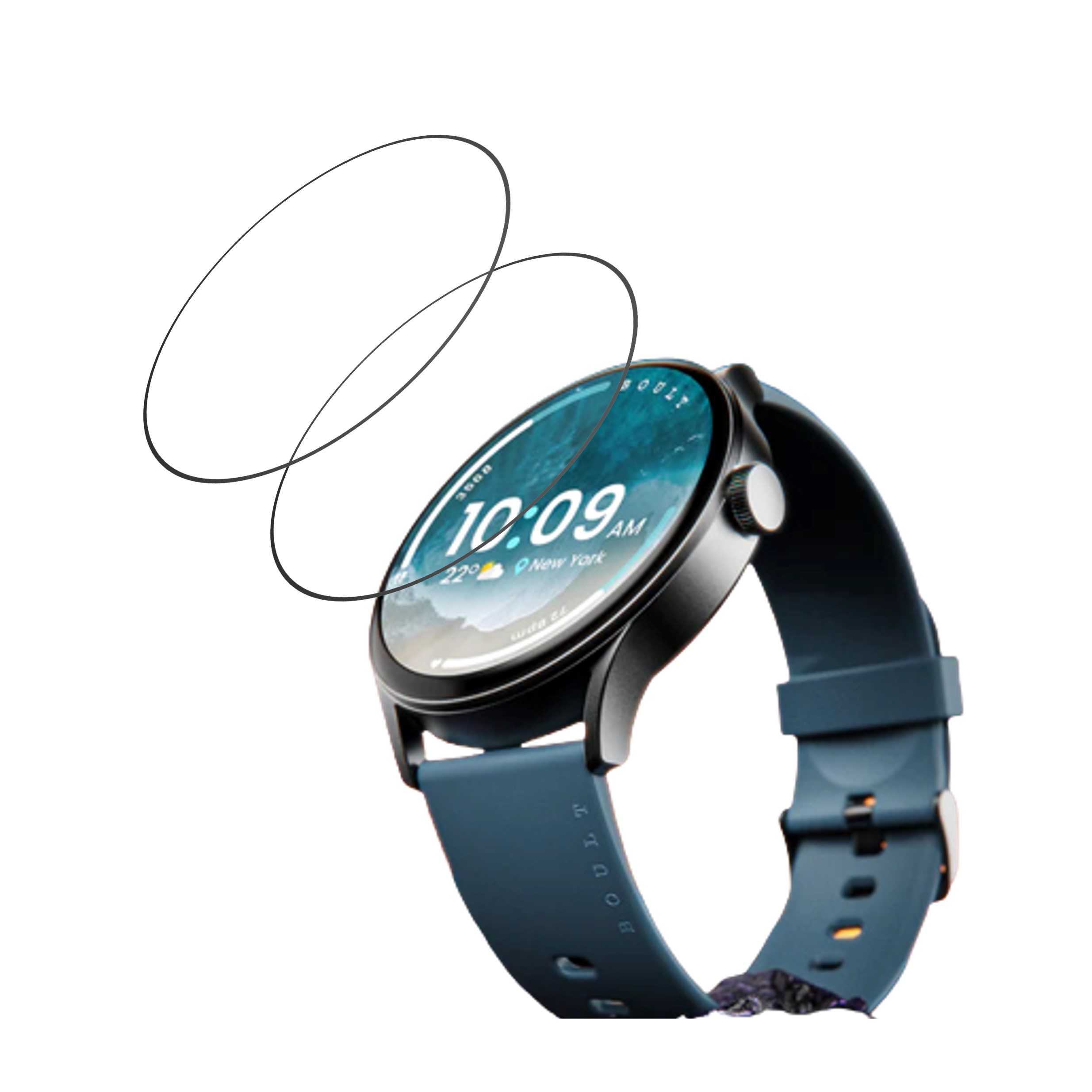 Boult Rover Pro Smartwatch Screen Protector 9H Protective Compatible Flexible