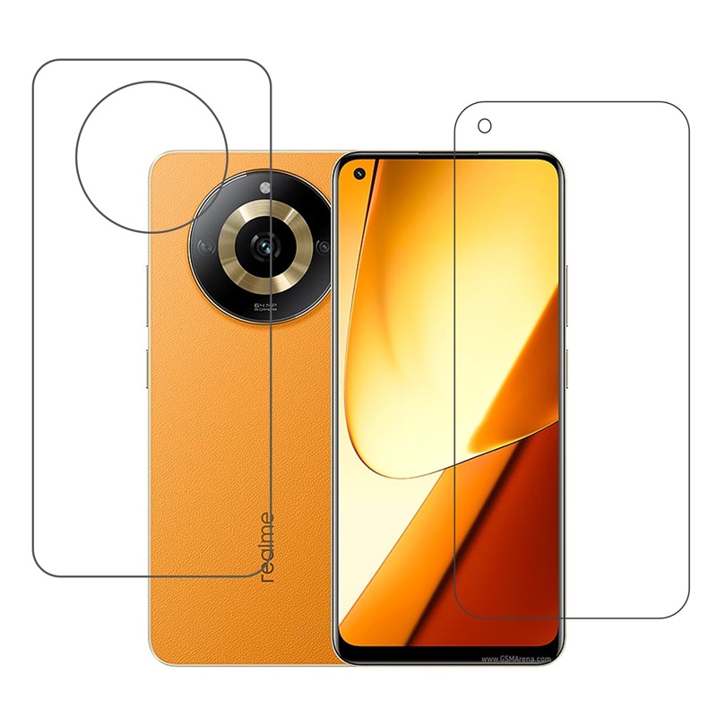 Realme 11 Protective Compatible Mobile Screen Protector For Front & Back (Not a Tempered glass)