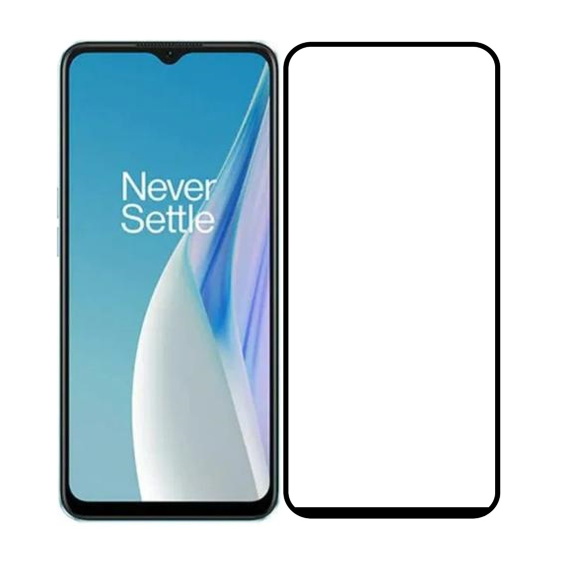 Tempered Glass Screen Protector Guard Compatible With Oneplus Nord N20 SE Edge to Edge Coverage With Free Installation Kit (Tempered Glass)