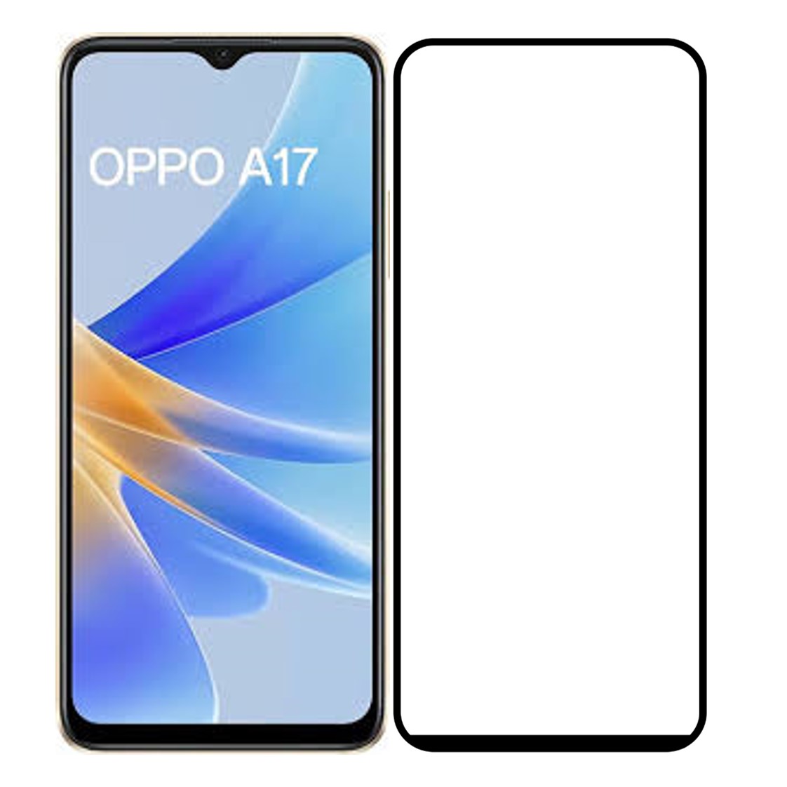Tempered Glass Screen Protector Guard Compatible With Oppo A5 2020/A11 5G/A15/A15s/A16/A16s/A16K/A16E/A17/A17K/A1x Edge to Edge Coverage With Free Installation Kit (Tempered Glass)