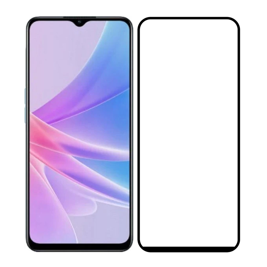Tempered Glass Screen Protector Guard Compatible With Oppo A31/A53s 5G/A55 5G/A54s/A56 5G/A57/A57s/A58x/A77/A77s/A78 Edge to Edge Coverage With Free Installation Kit (Tempered Glass)