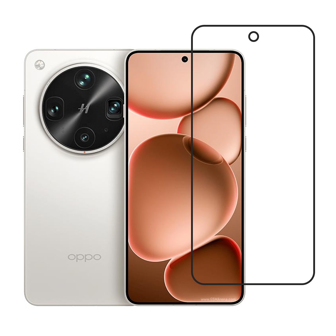 Oppo Find X8 Ultra Compatible With Mobile Front Screen Protector  (Flexible Screen Protector)