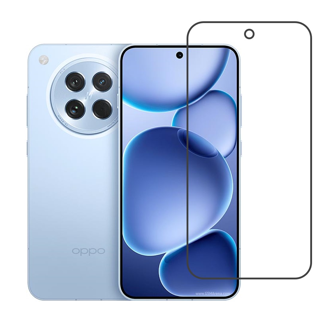 Oppo Find X8s Compatible With Mobile Front Screen Protector  (Flexible Screen Protector)