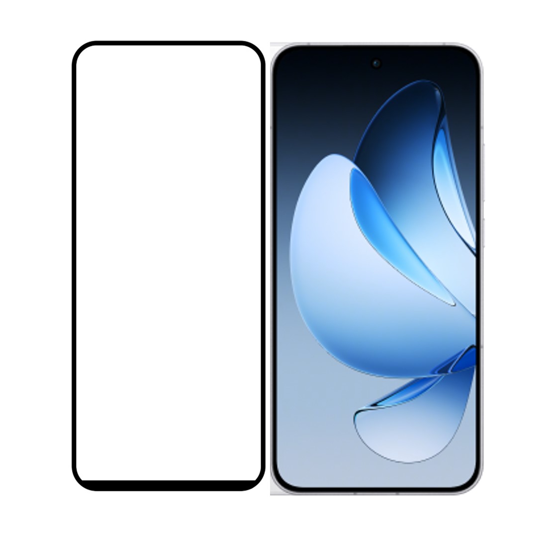 Tempered Glass Screen Protector Guard Compatible With Oppo Reno 13F 4G/Reno 13F 5G Edge to Edge Coverage With Free Installation Kit (Tempered Glass)