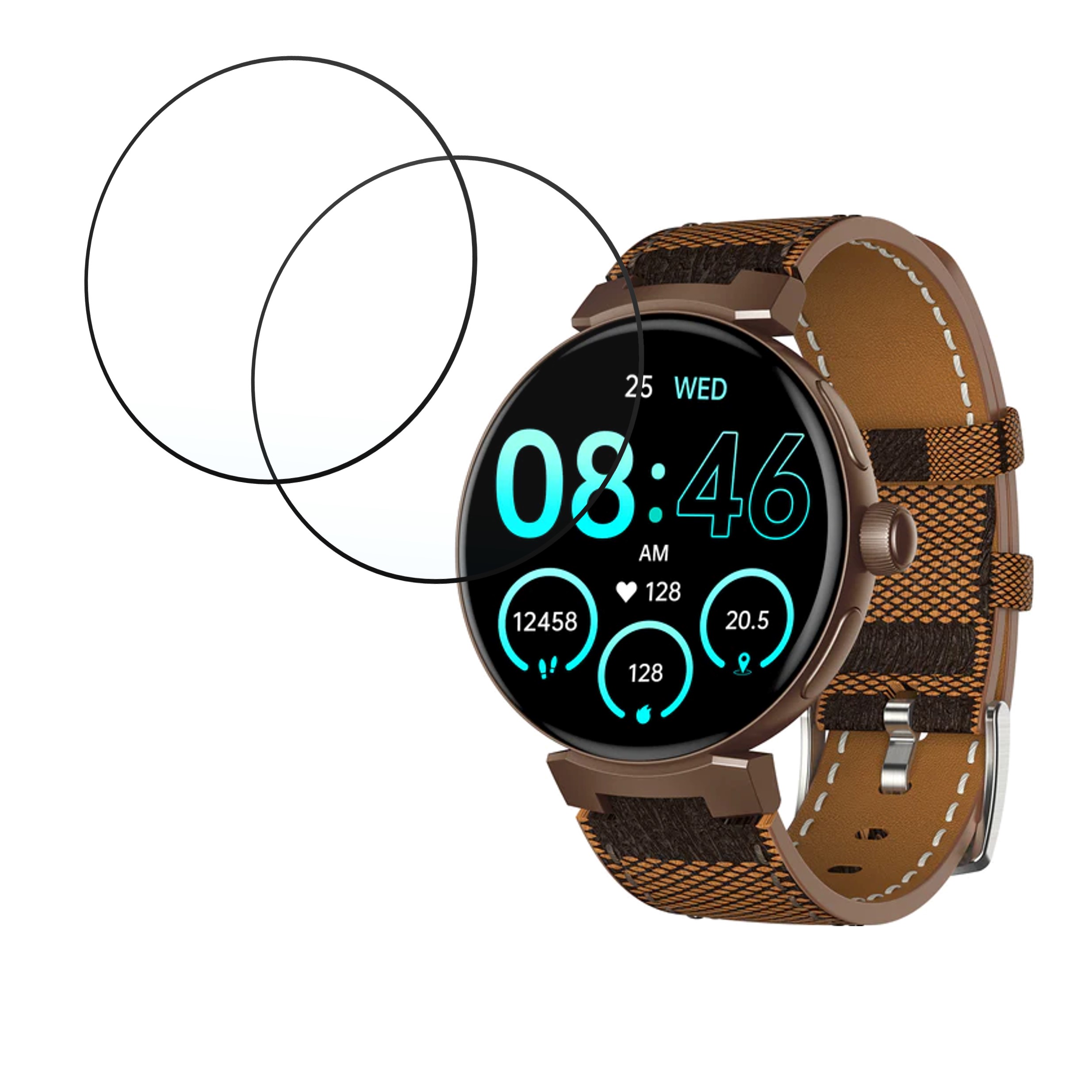 Gizmore Prime 1.45 Smartwatch Screen Protector 9H Protective Compatible Flexible