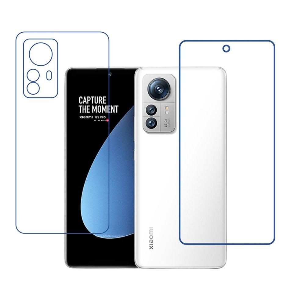 Xiaomi 12S Pro 9H Front & Back Flexible Compatible Mobile Screen Protector (Not a Tempered glass)