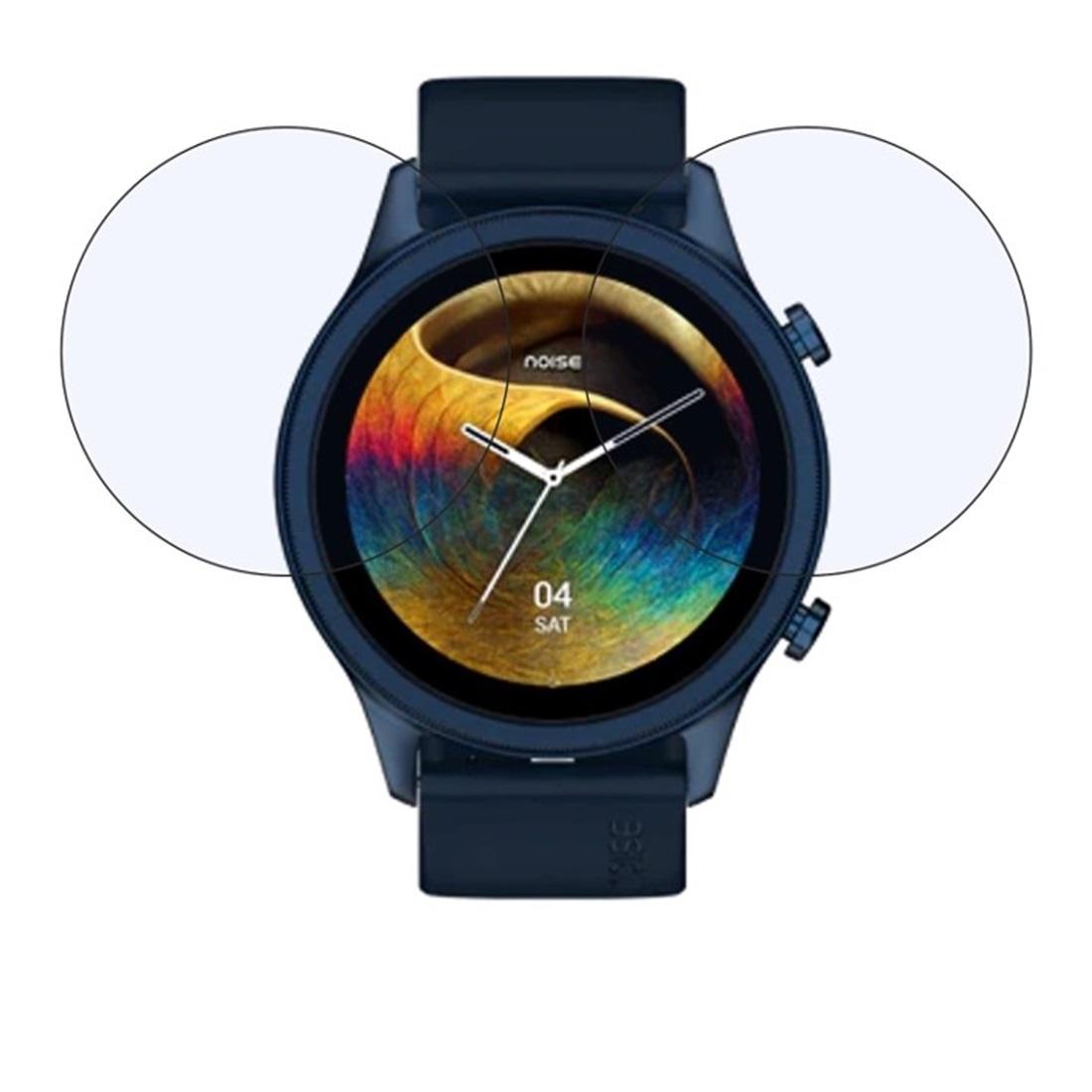 NoiseFit Evolve 3 Round Protective Compatible Flexible Unbreakable Watch Screen Protector