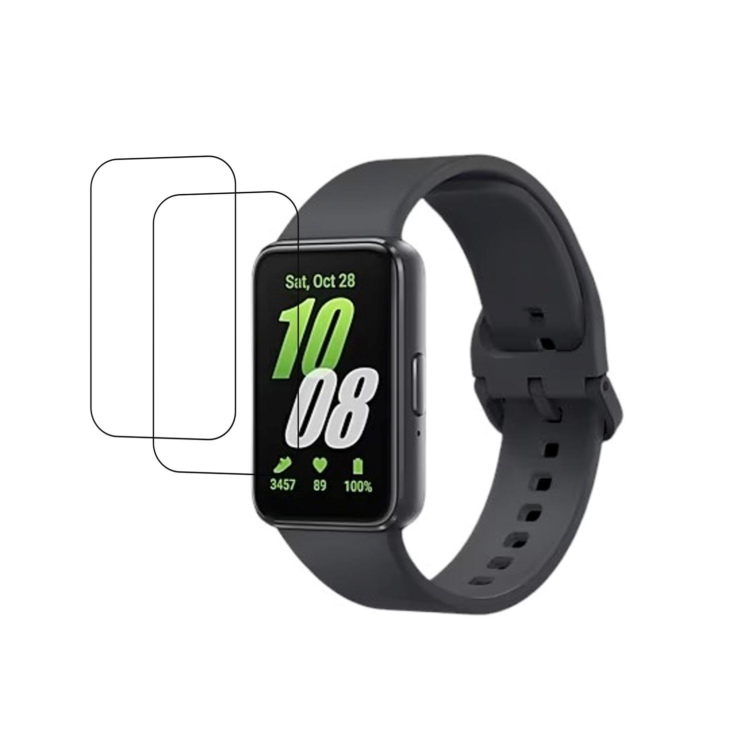 Galaxy Fit3 TPU Protective Compatible Flexible Unbreakable Watch Screen Protector (pack 02)