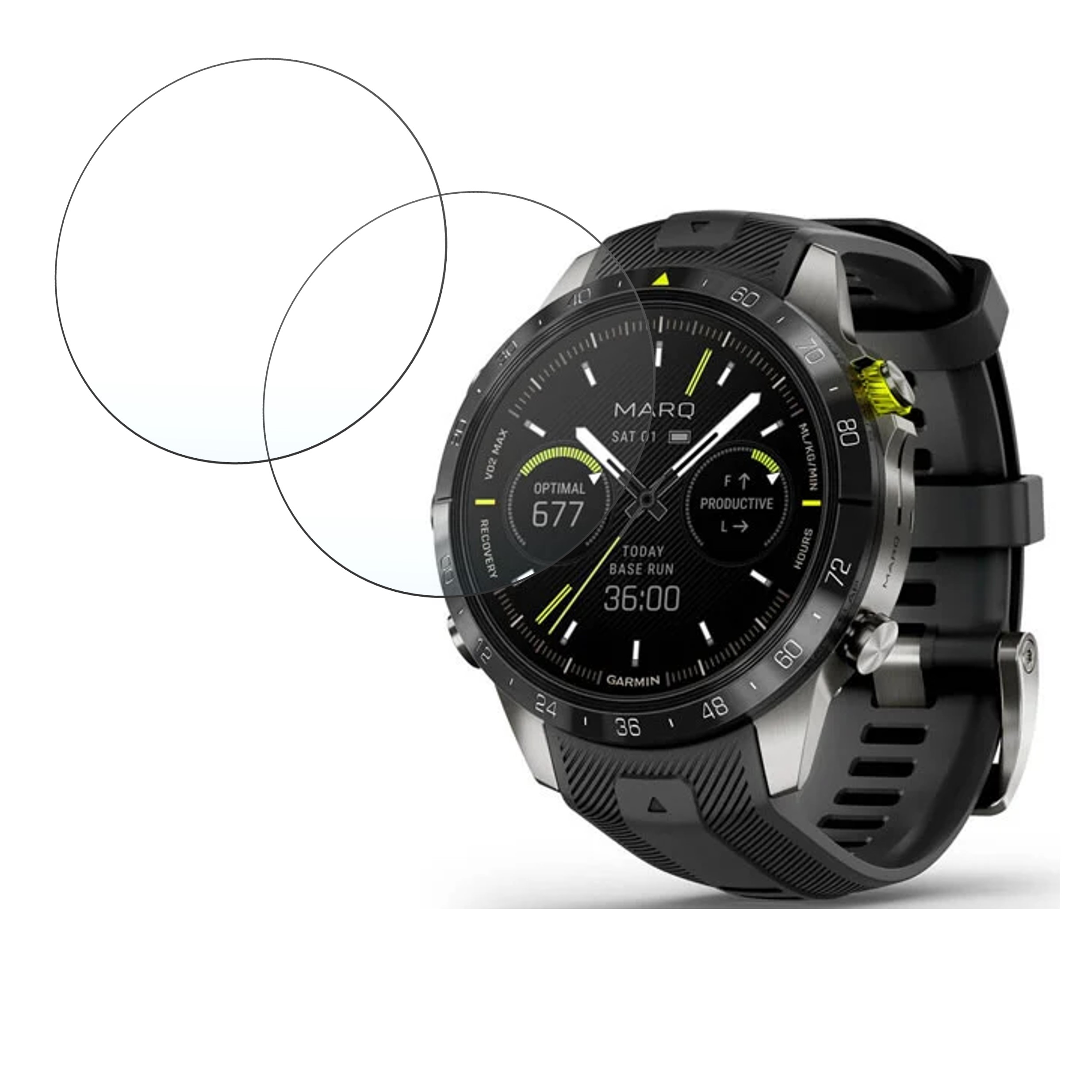 Garmin MARQ Athlete (Gen 2) Smartwatch Screen Protector 9H Protective Compatible Flexible