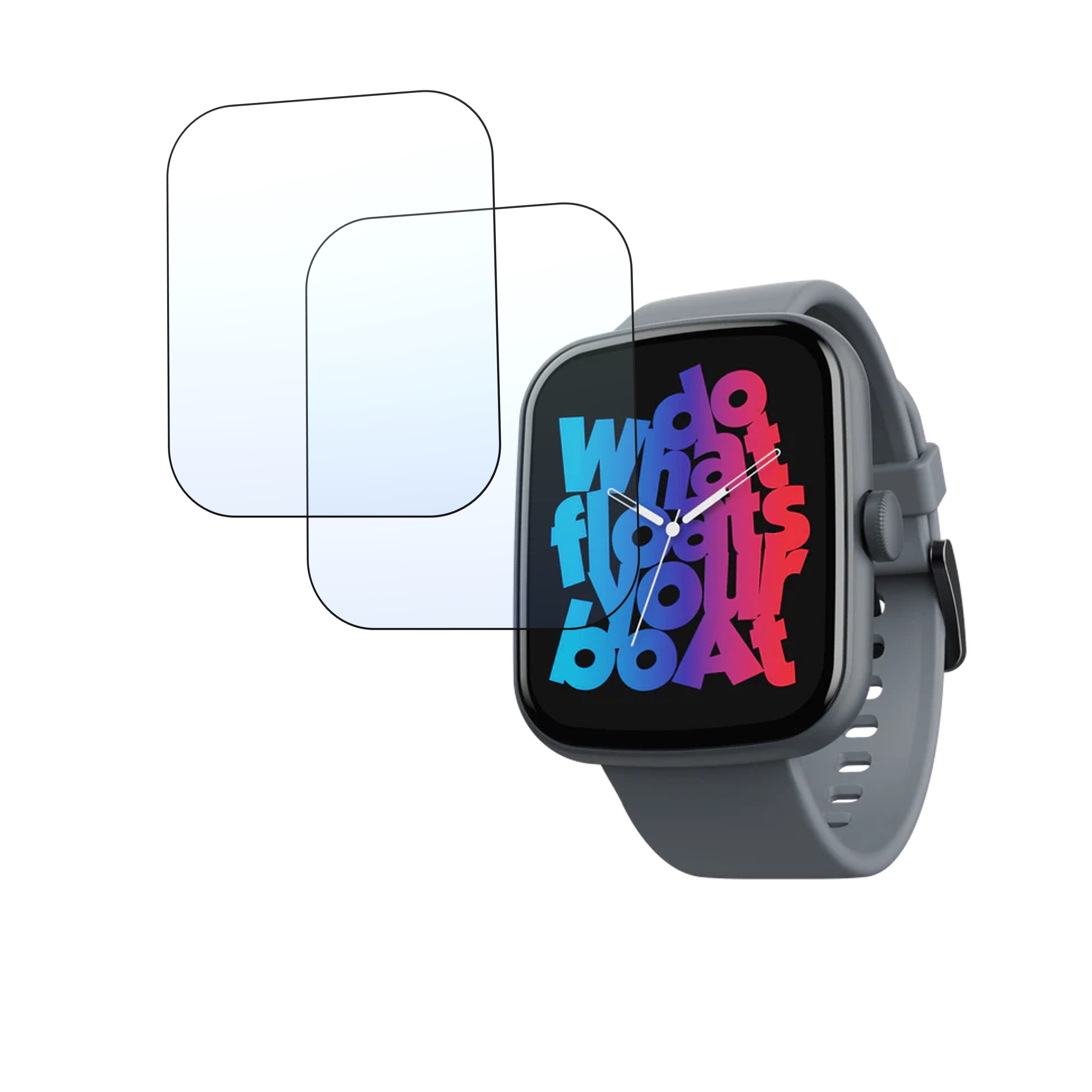 boAt TRebel Wave Beat Call Smartwatch Screen Protector 9H Protective Compatible Flexible