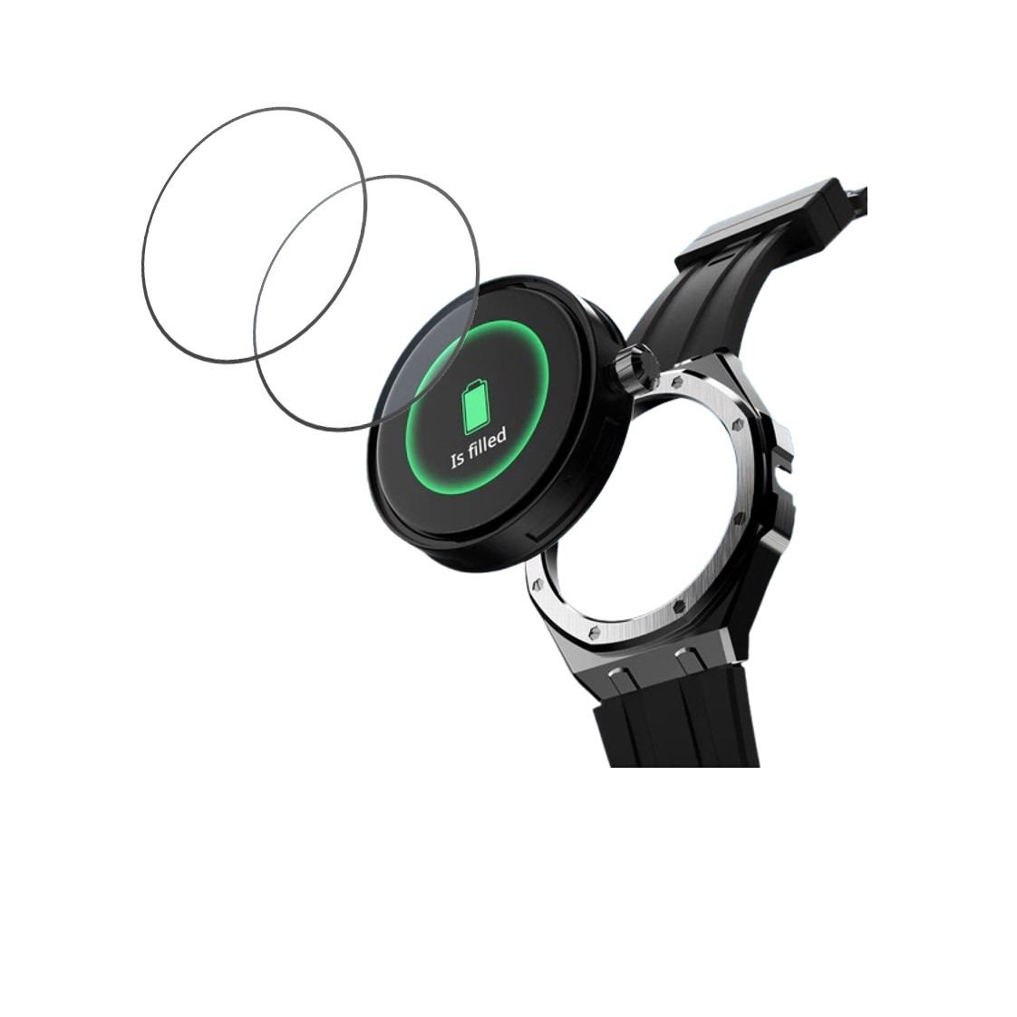 Pebble Shuffle Compatible Smartwatch Screen Protector (Pack of 02)