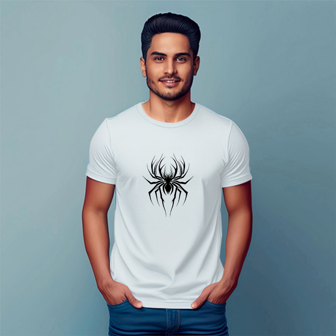 Poly Cotton Round Neck T-shirt - DVMART®