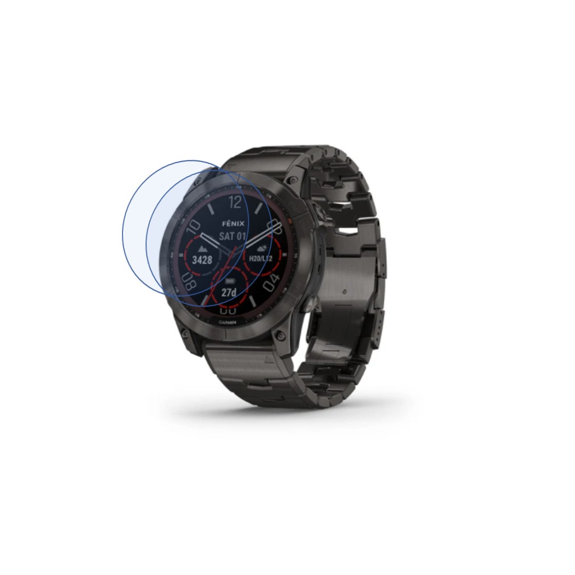 Garmin Fenix 7X Sapphire Solar Smartwatch Screen Protector 9H Protective Compatible Flexible