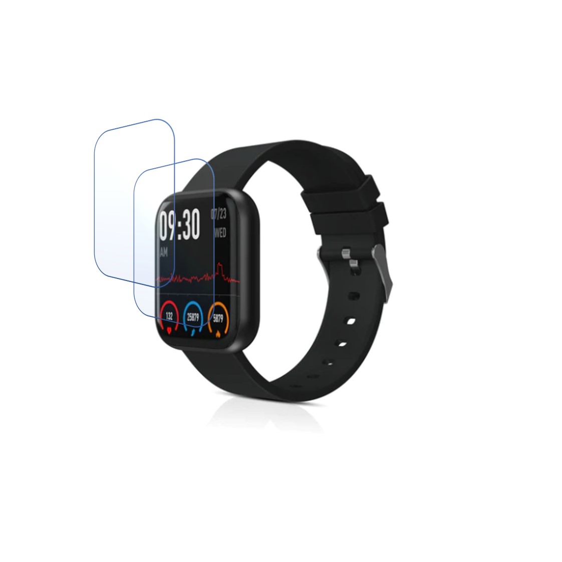 PORTRONICS KRONOS X2 Smartwatch Screen Protector 9H Protective Compatible Flexible