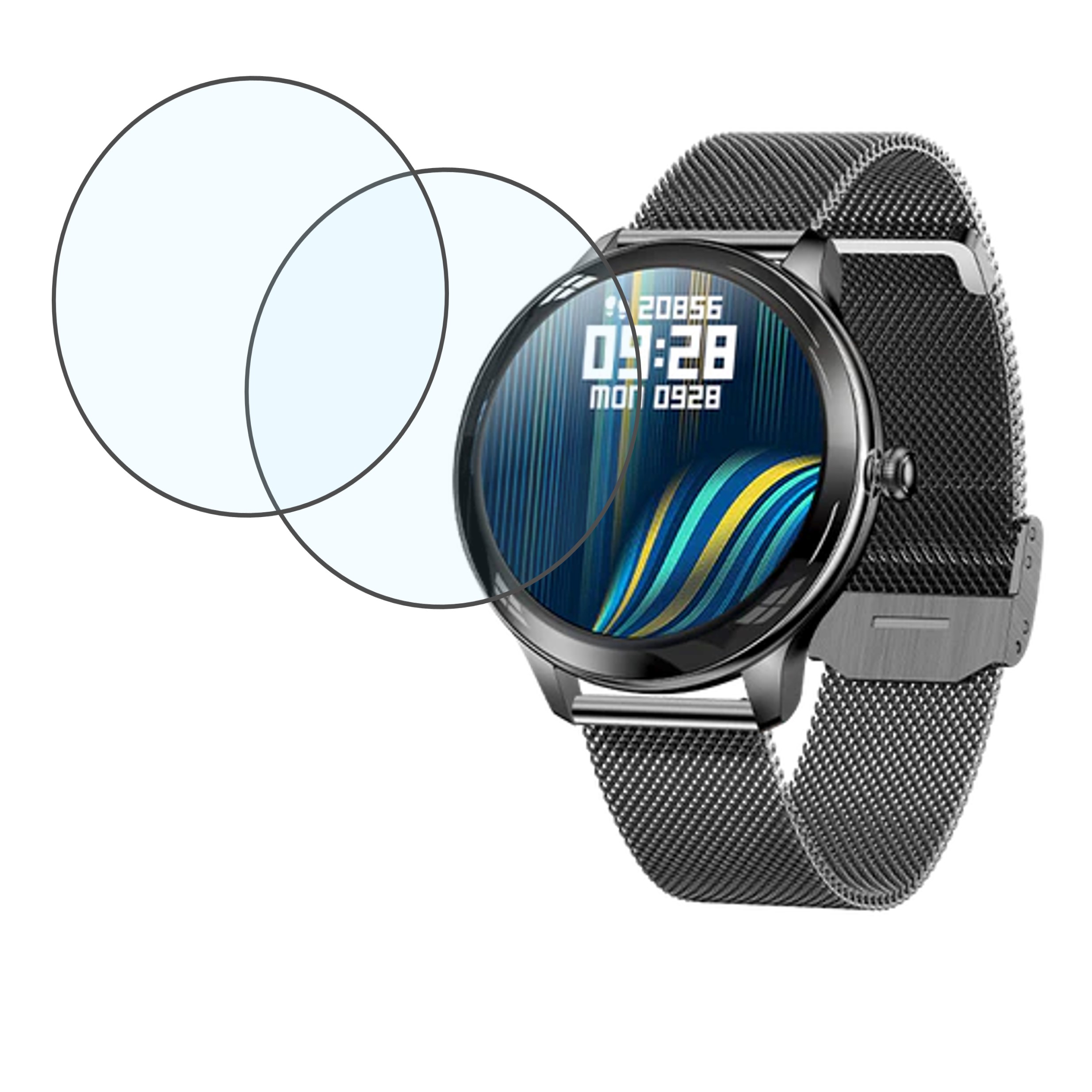 Fire-Boltt Allure Smartwatch Screen Protector 9H Protective Compatible Flexible