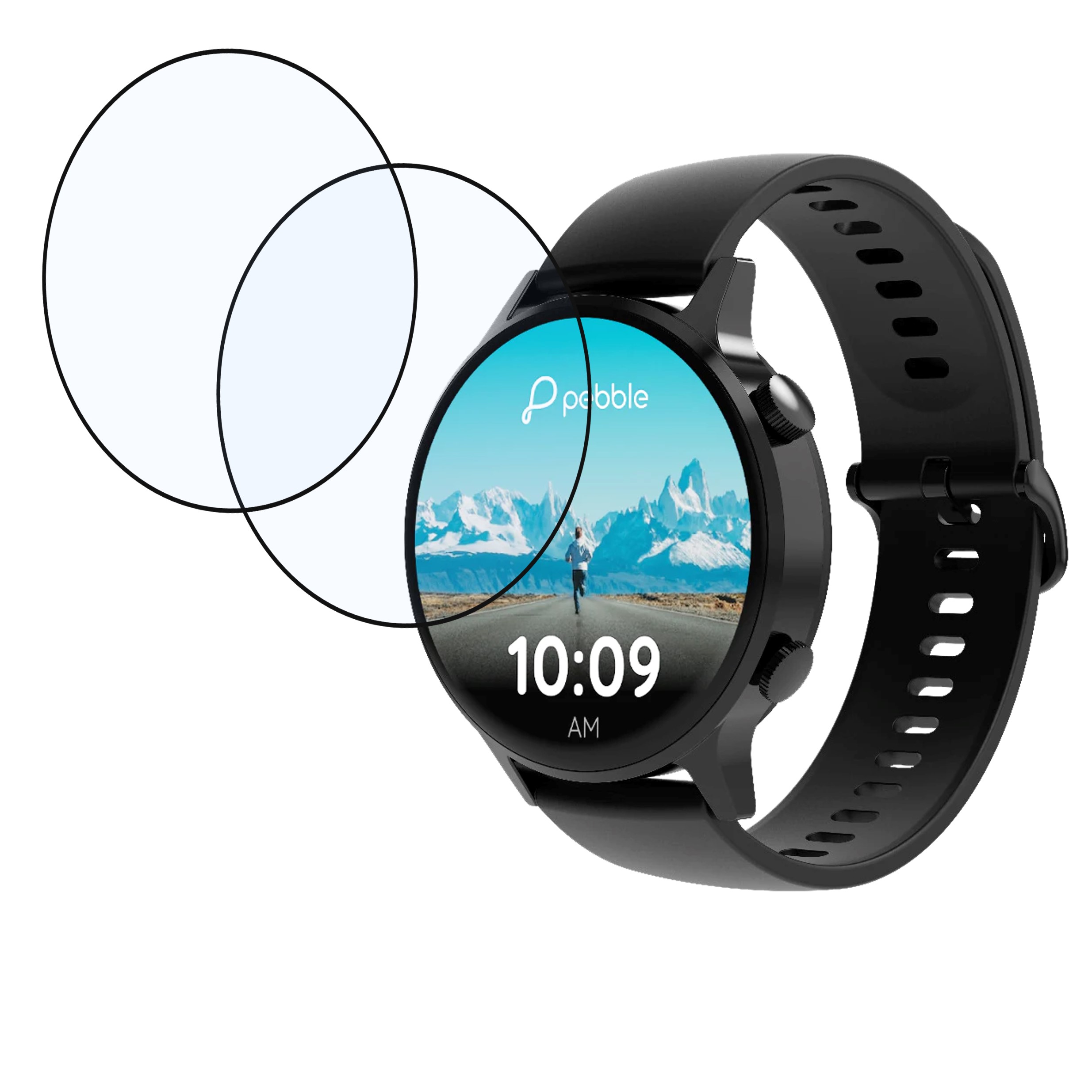Pebble Vast Smartwatch Screen Protector 9H Protective Compatible Flexible