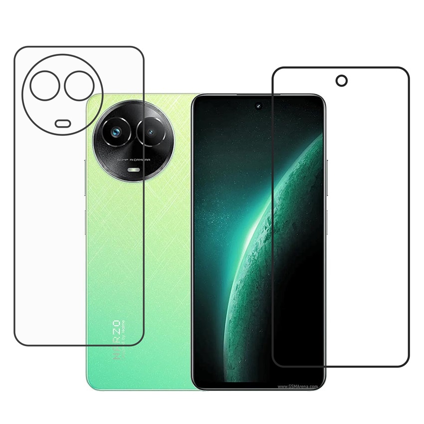 Realme Narzo 60x Protective Compatible Mobile Screen Protector For (Not a Tempered glass)