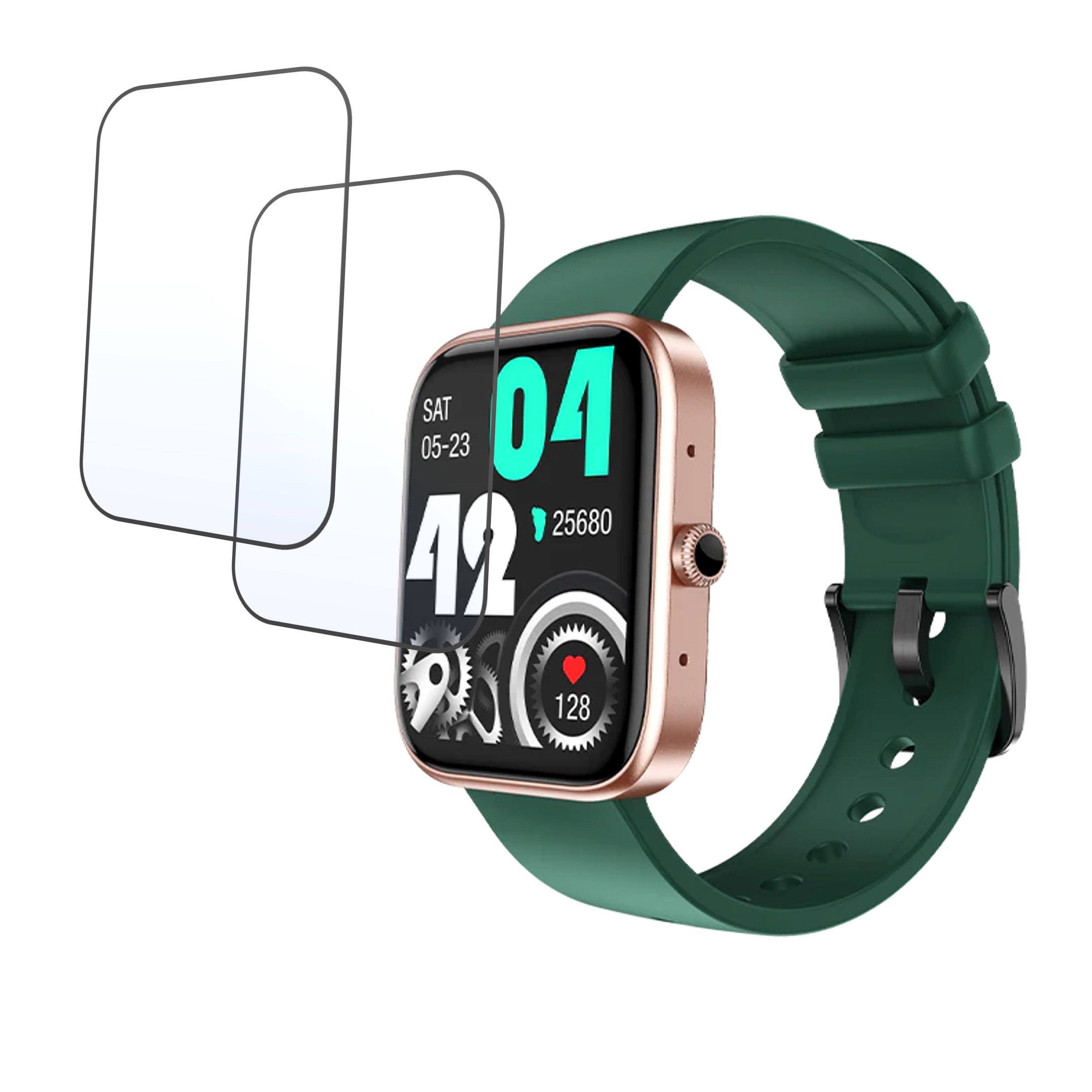 Fire Boltt Ninja Call 2 Reassured Smartwatch Screen Protector 9H Protective Compatible Flexible