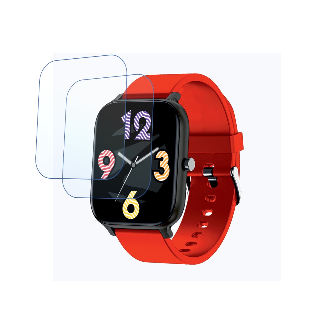 Zebronics Zeb-Fit80CH Smartwatch Screen Protector 9H Protective Compatible Flexible