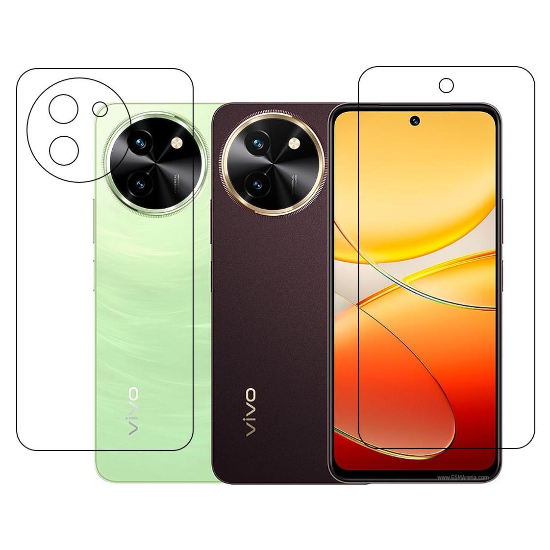 Vivo T3 (Front & Back) 9H Protective Flexible Compatible Mobile Screen Protector
