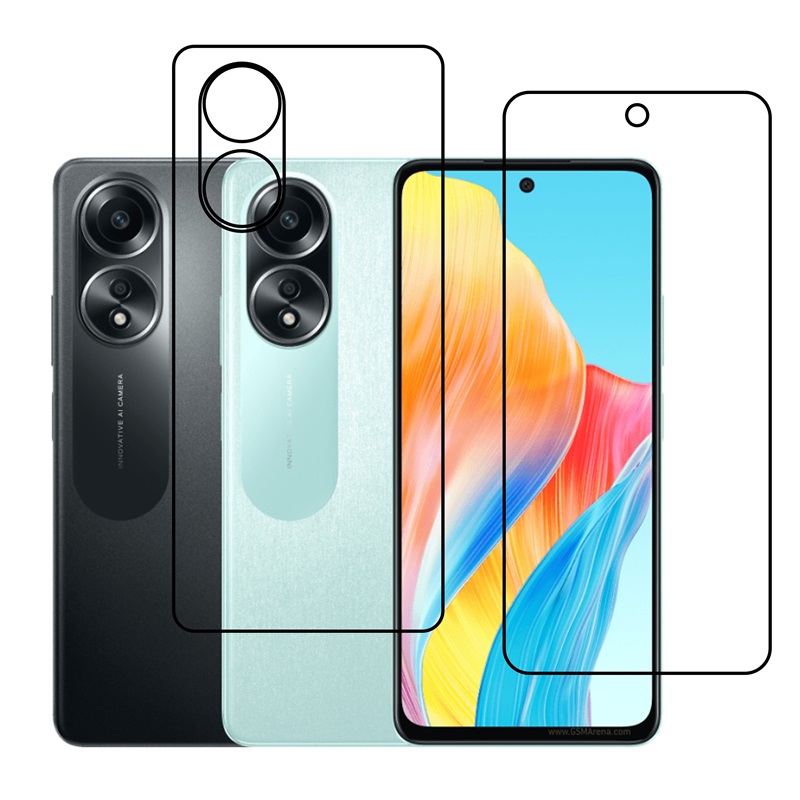 Oppo A58 4G Protective Compatible Mobile Screen Protector For (Not a Tempered glass)