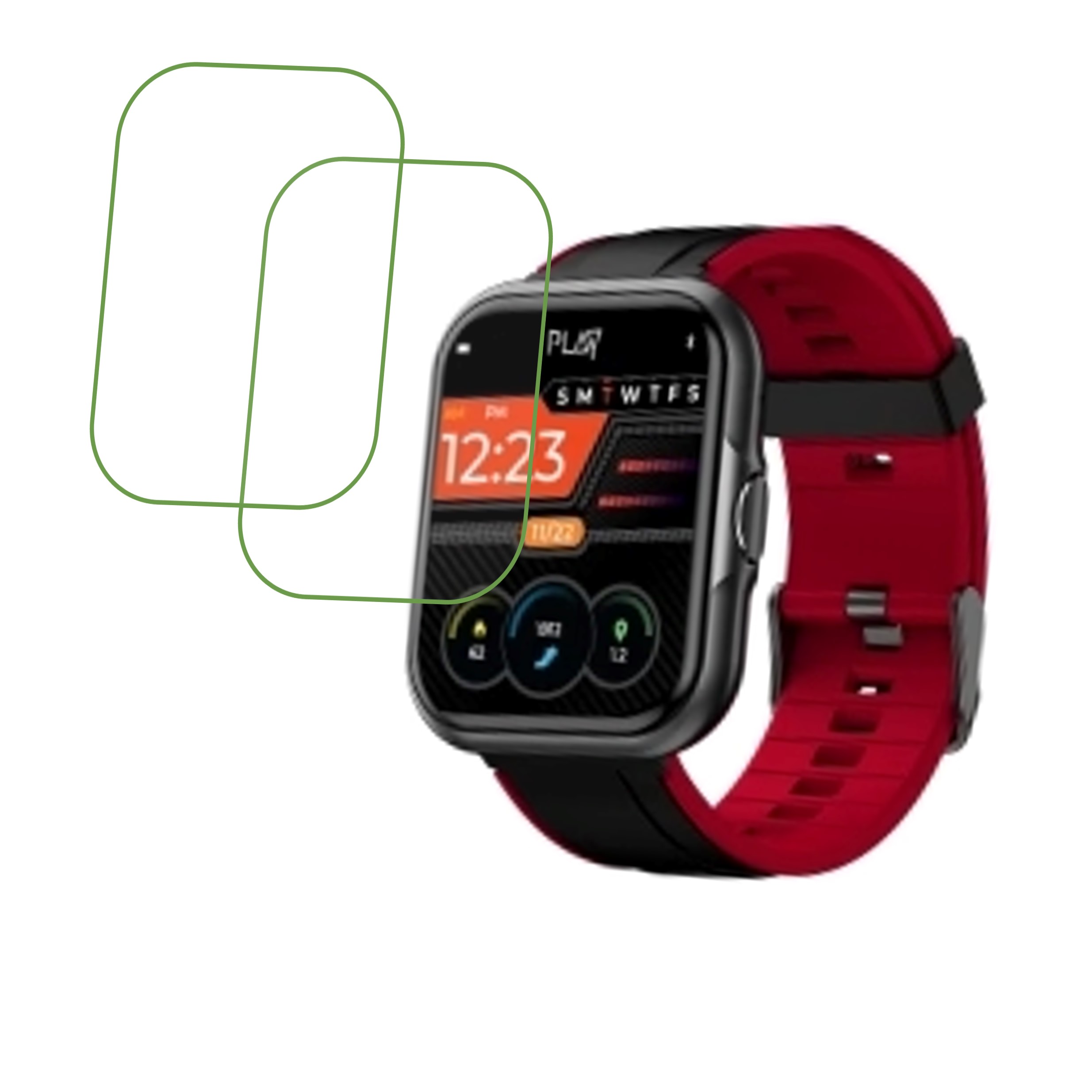PLAYFIT DIAL 3 PRO Smartwatch Screen Protector 9H Protective Compatible Flexible