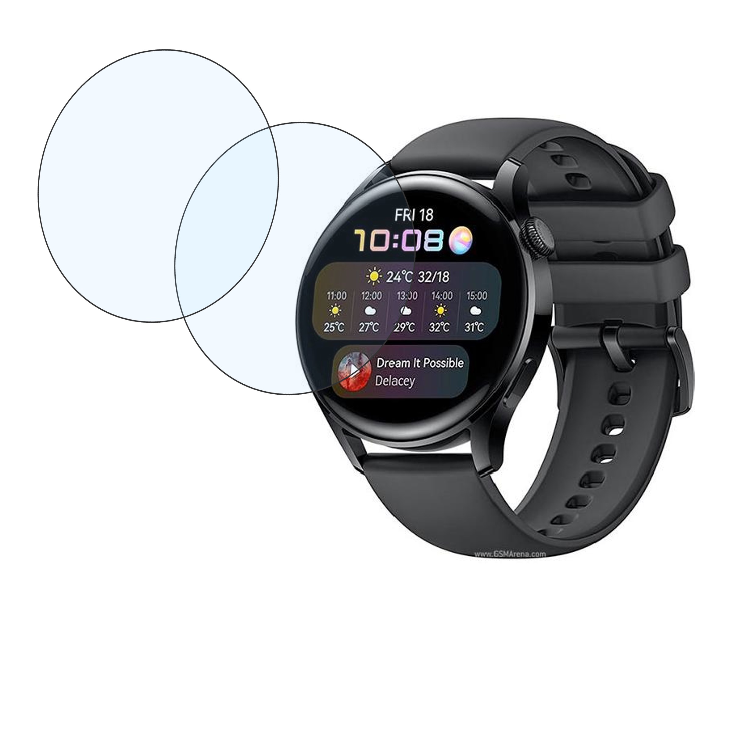 HUAWEI Watch 3 Smartwatch Screen Protector 9H Protective Compatible Flexible