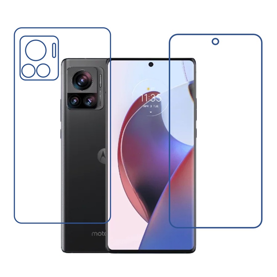 Motorola Edge 30 Ultra TPU Protective Compatible Mobile Screen Protector For Front & Back (Not a Tempered glass)