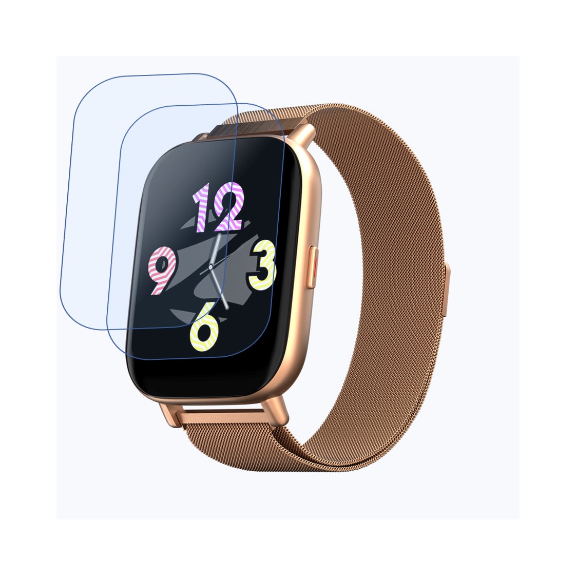 Zebronics Zeb-Fit5220CH Smartwatch Screen Protector 9H Protective Compatible Flexible