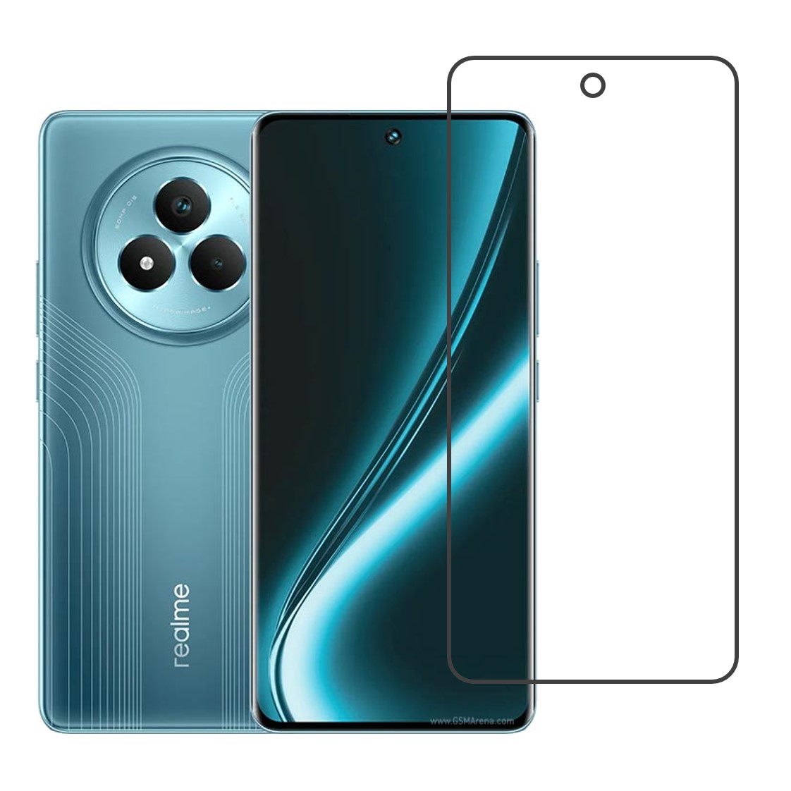 Realme Narzo 80 Pro Compatible With Mobile Front Screen Protector  (Flexible Screen Protector)