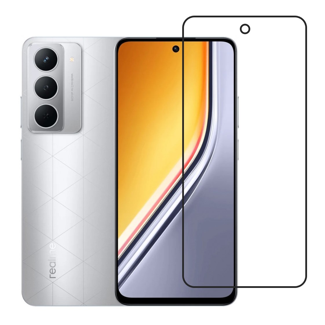 Realme Narzo 80x Compatible With Mobile Front Screen Protector  (Flexible Screen Protector)