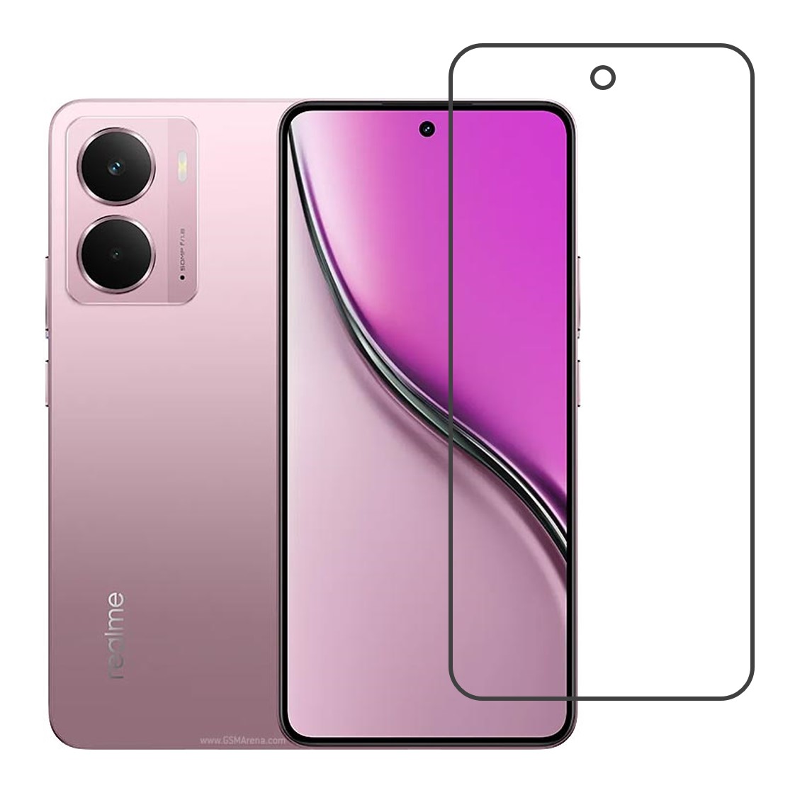 Realme P3 Compatible With Mobile Front Screen Protector  (Flexible Screen Protector)