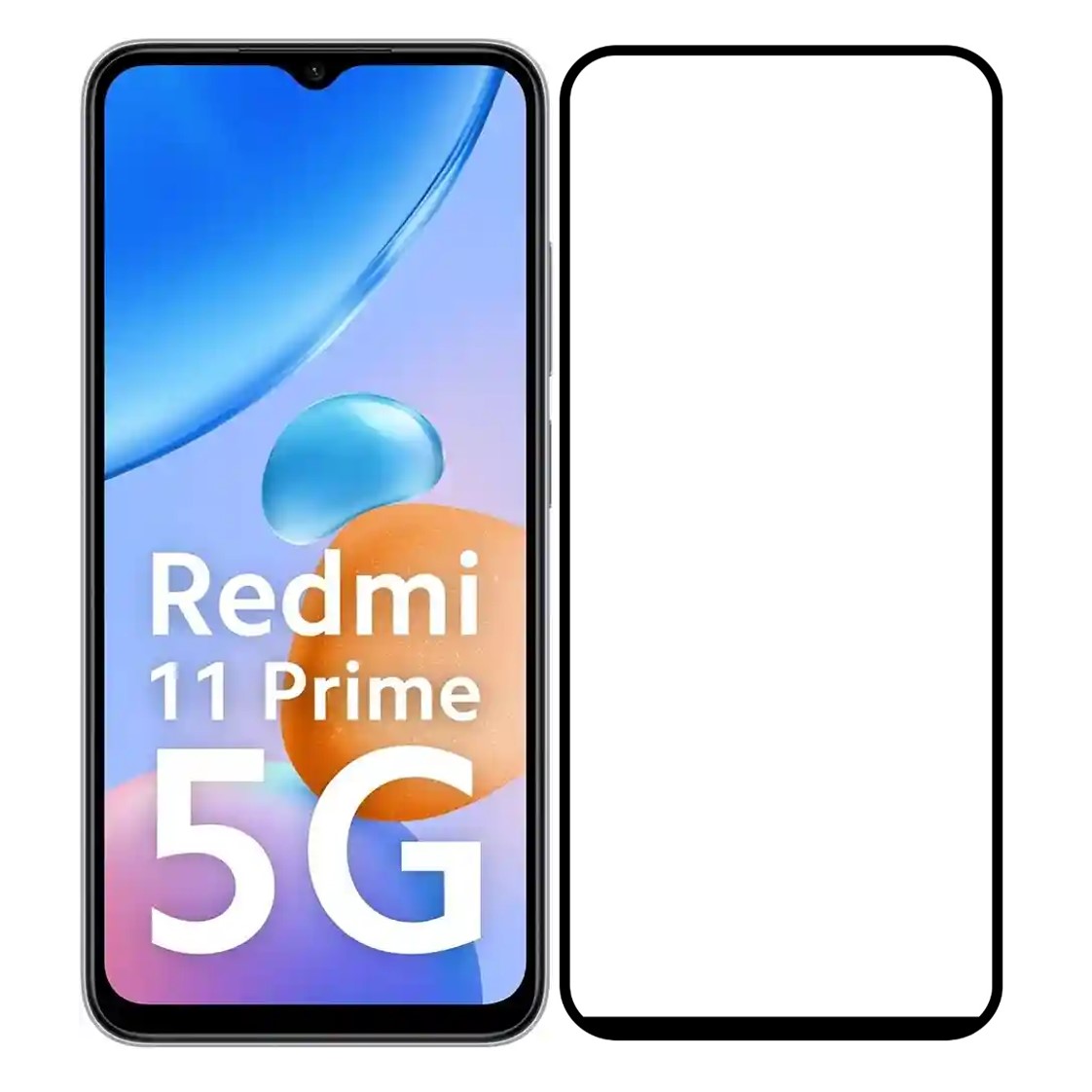 Tempered Glass Screen Protector Guard Compatible With Redmi 10A/10 5G/Mi A1/A1 Plus/A2/A2 Plus/Note 11E/11R/11 Prime Edge to Edge Coverage With Free Installation Kit (Tempered Glass)