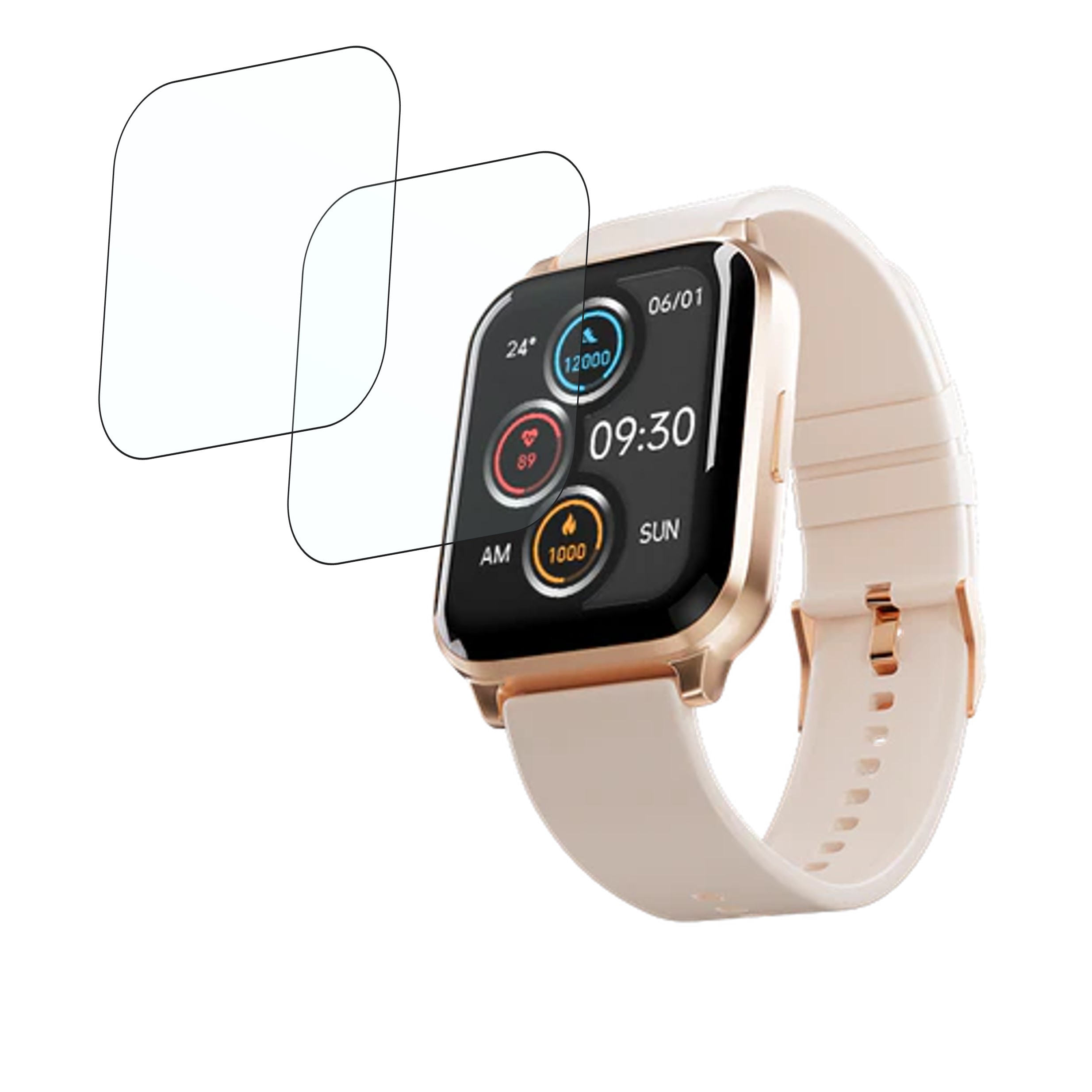 Fire-Boltt Ninja 3 Plus Smartwatch Screen Protector 9H Protective Compatible Flexible