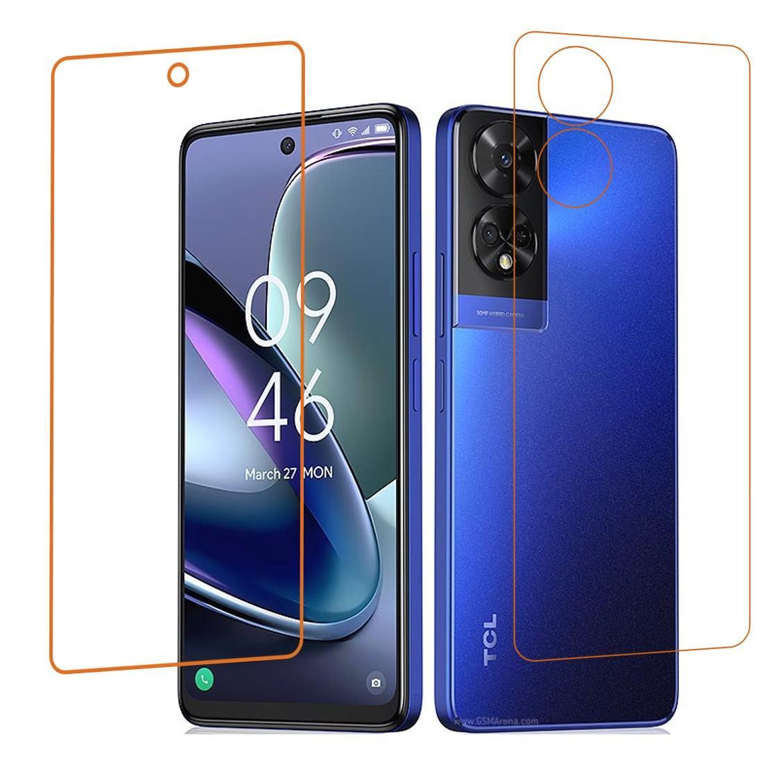 TCL 50 5G (Front & Back) 9H Protective Flexible Compatible Mobile Screen Protector