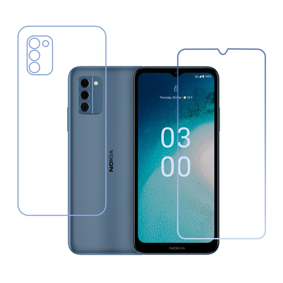 Nokia C300 Protective Front & Back Compatible Mobile Screen Protector