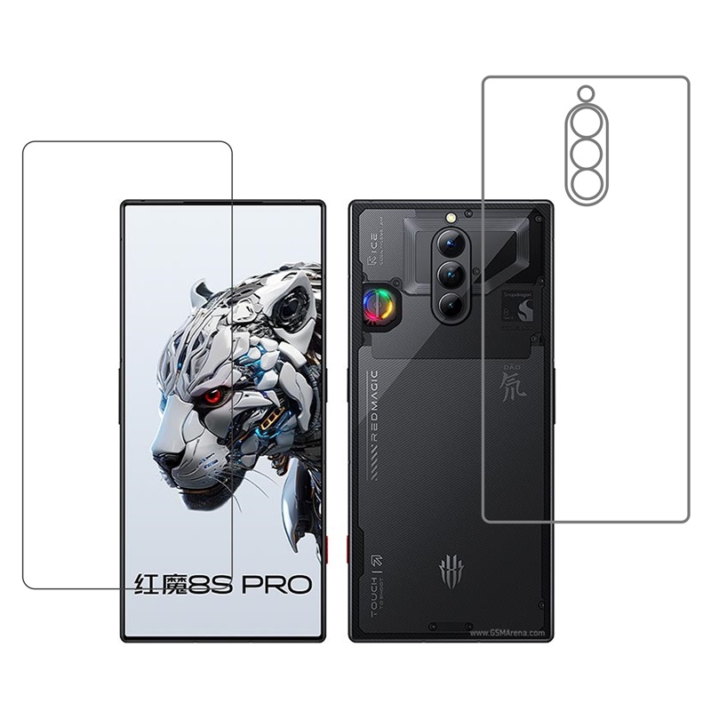 ZTE nubia Red Magic 8S Pro Protective Front & Back Compatible Mobile Screen Protector