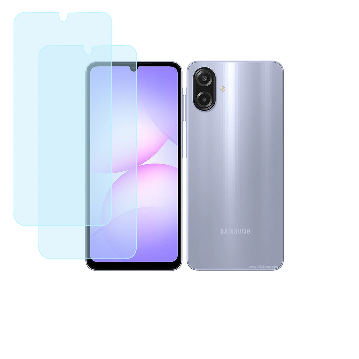 Mobile screen guard 9H Compatible With Samsung Galaxy A07 Pack of 2 | Flexible Screen Protector| Perfect fit | Edge to Edge