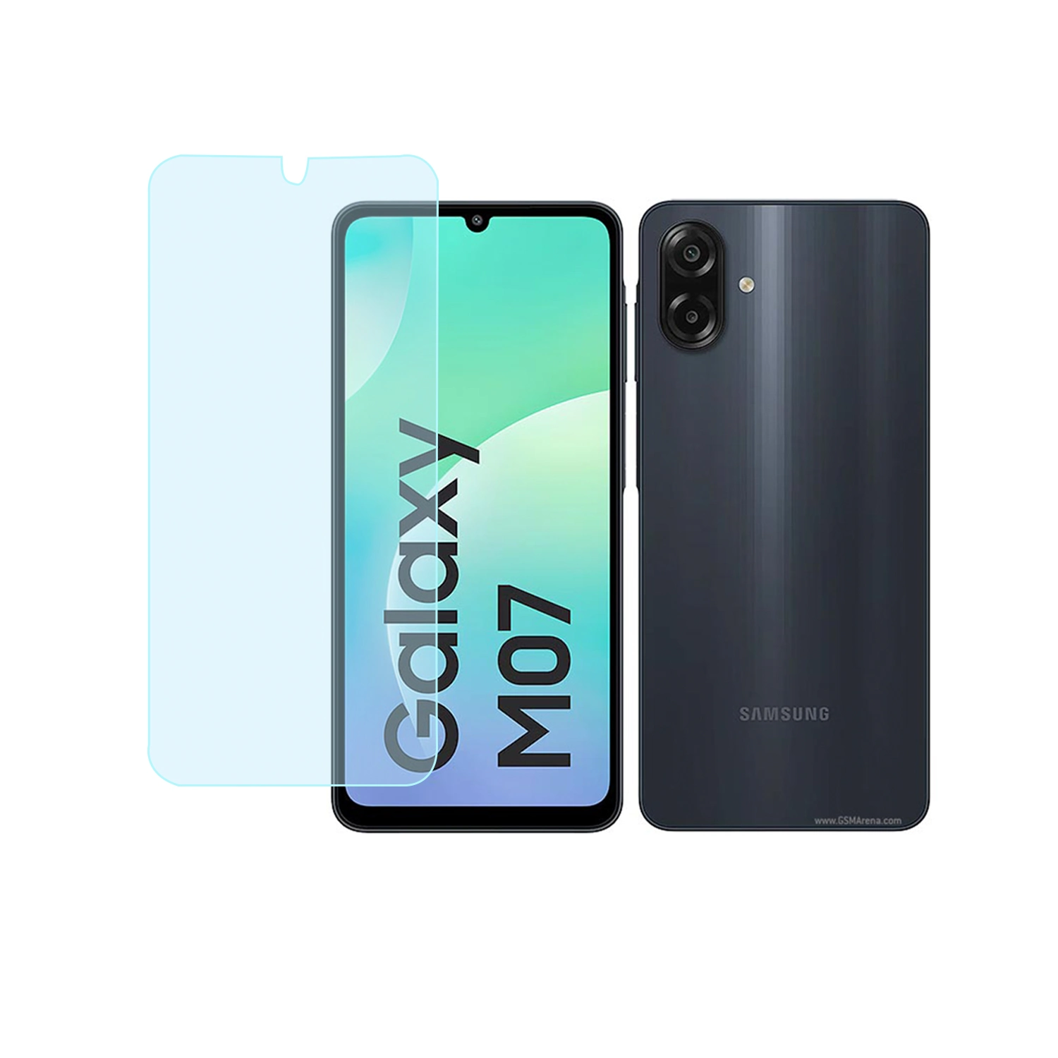 Mobile screen guard 9H Compatible With Samsung Galaxy m07 | Flexible Screen Protector| Perfect fit | Edge to Edge