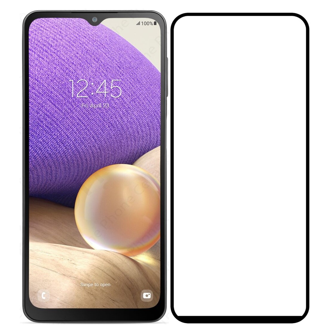 Tempered Glass Screen Protector Guard Compatible With Samsung Galaxy A32 5G/M32 5G/M33/A12/M12/F12/A13/A13 5G Edge to Edge Coverage With Free Installation Kit (Tempered Glass)