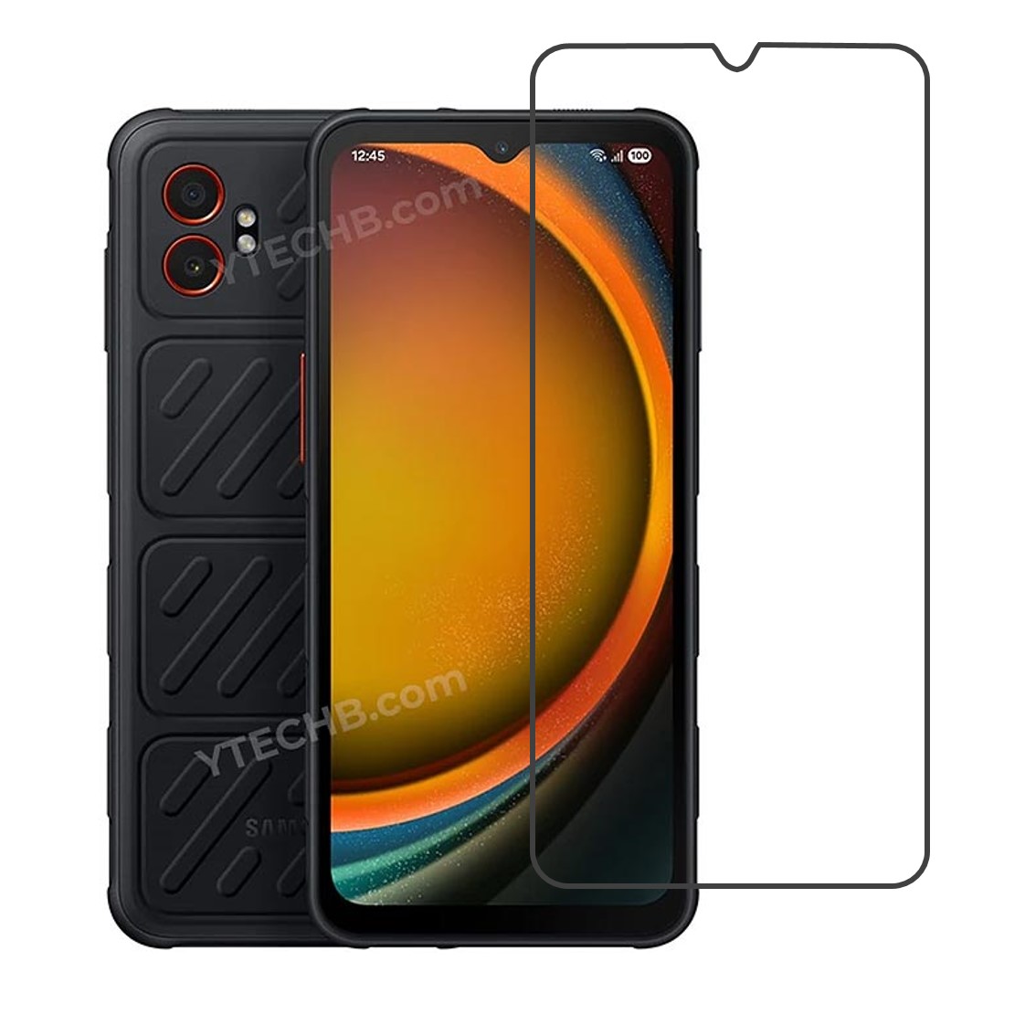 Samsung Galaxy XCover7 Pro Compatible With Mobile Front Screen Protector  (Flexible Screen Protector)