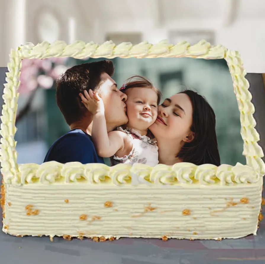 Butter Scotch Photo Cake – Rich Choco Sponge with Cream & Cherry