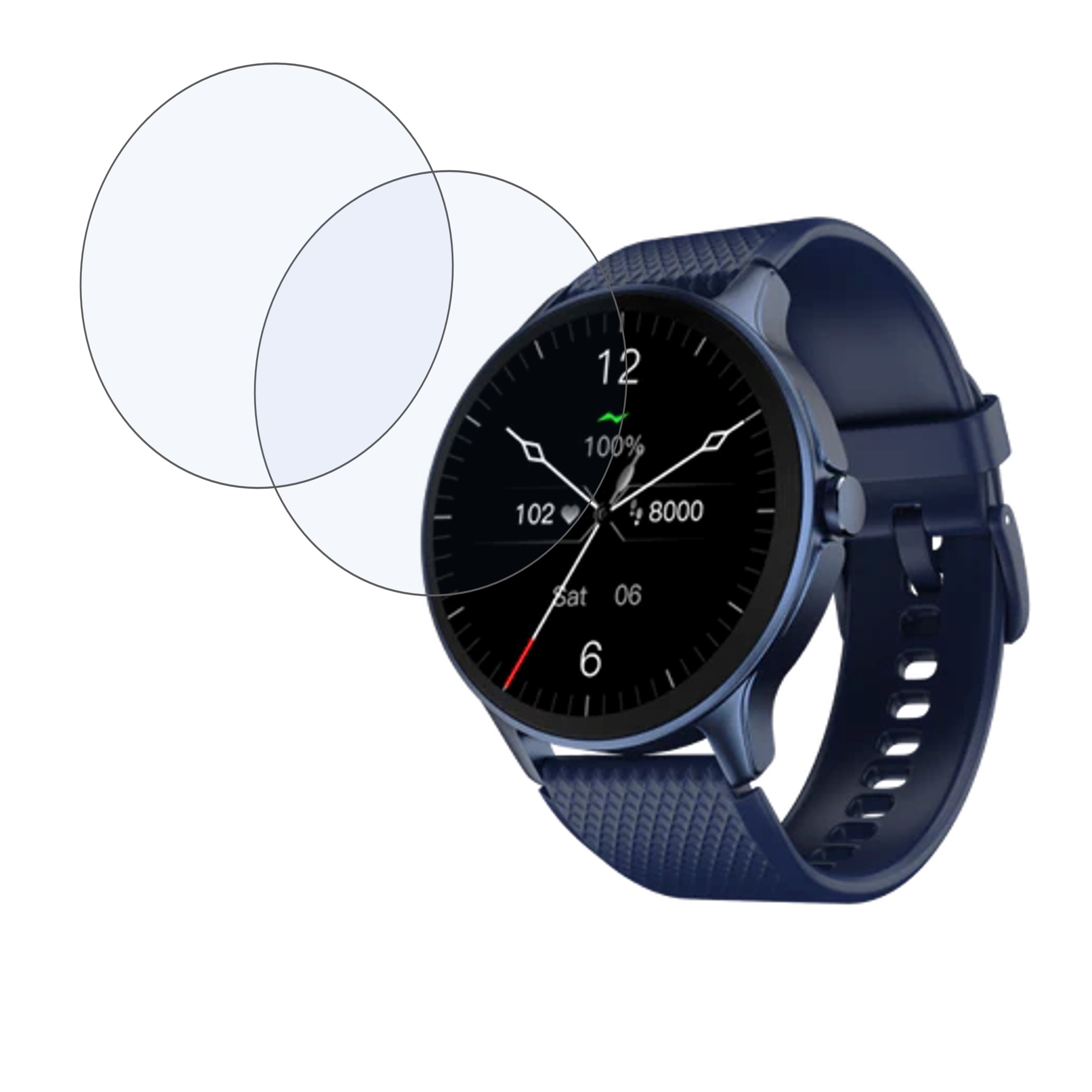 NoiseFit Arc Smart Watch Smartwatch Screen Protector 9H Protective Compatible Flexible