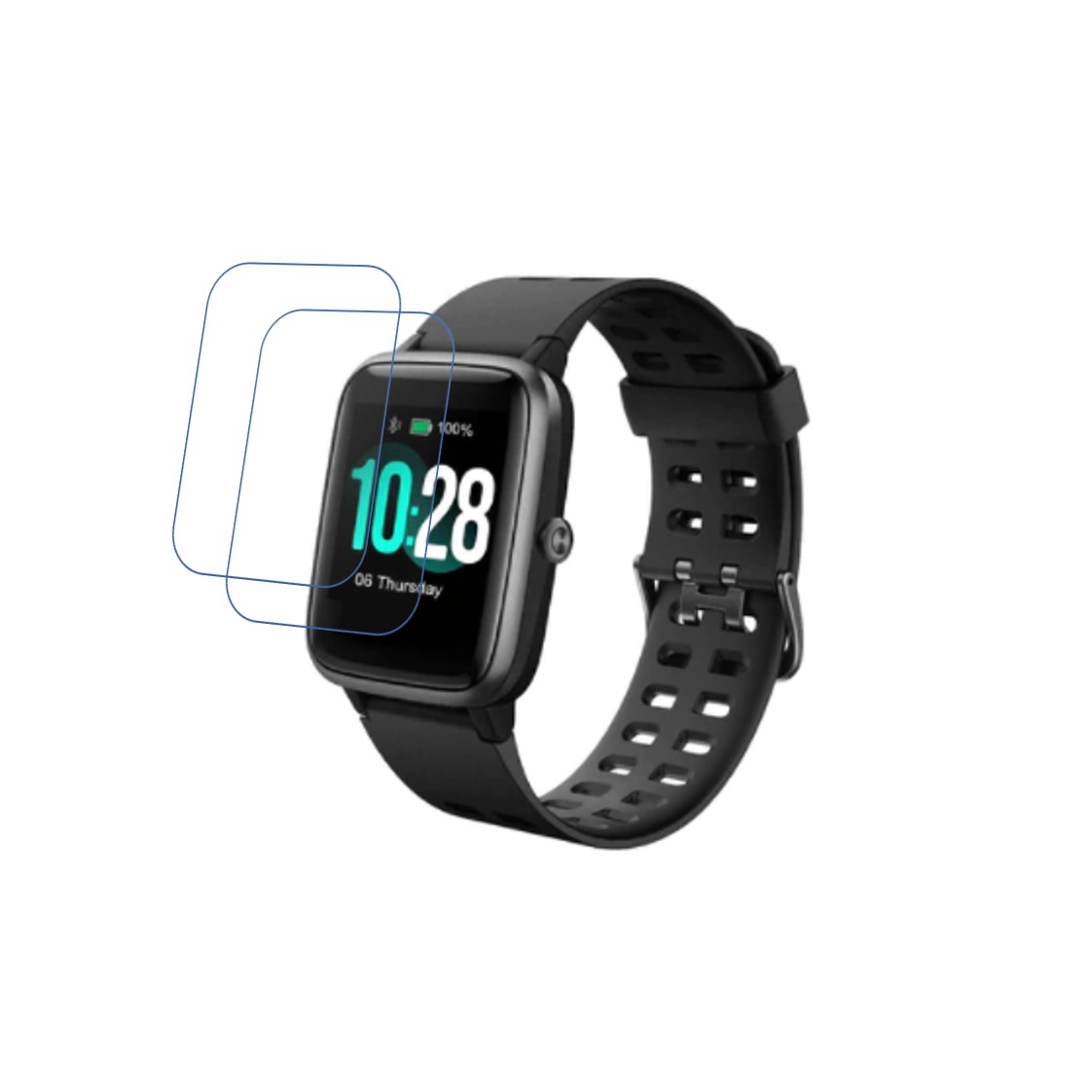 PORTRONICS KRONOS Smartwatch Screen Protector 9H Protective Compatible Flexible