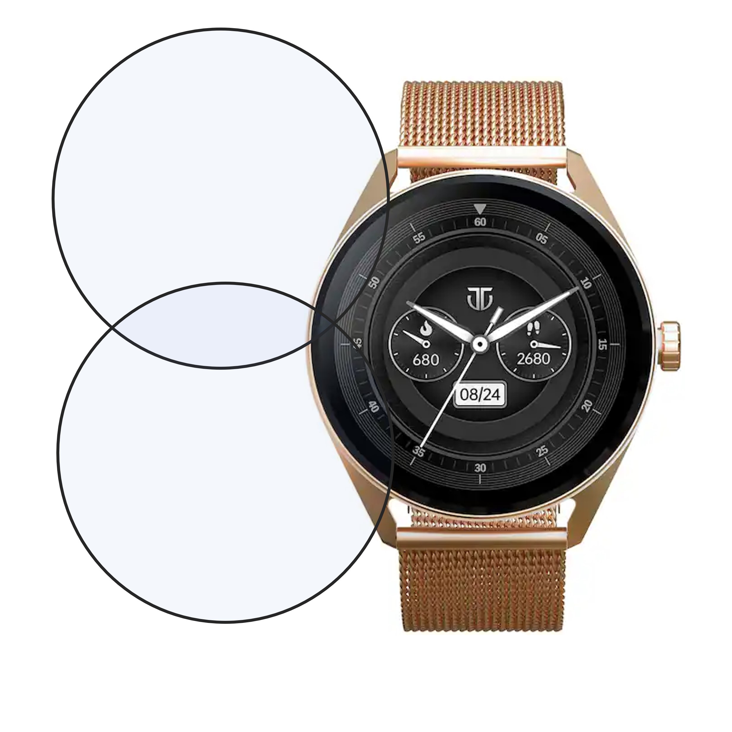 Titan Crest 1.43 Smartwatch Screen Protector 9H Protective Compatible Flexible