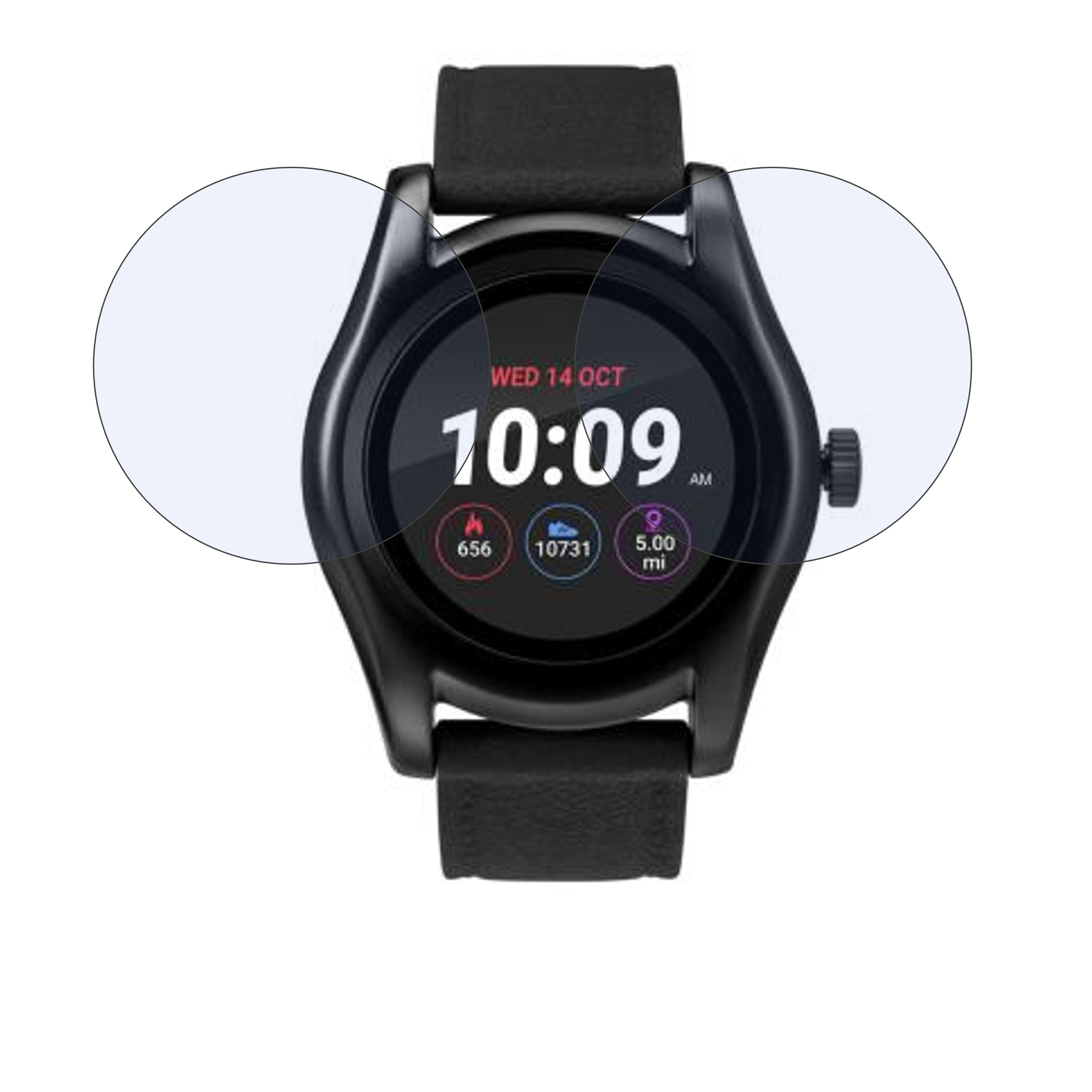 Timex Digital Dial Men's Watch -TW5M31500 Smartwatch Screen Protector 9H Protective Compatible Flexible