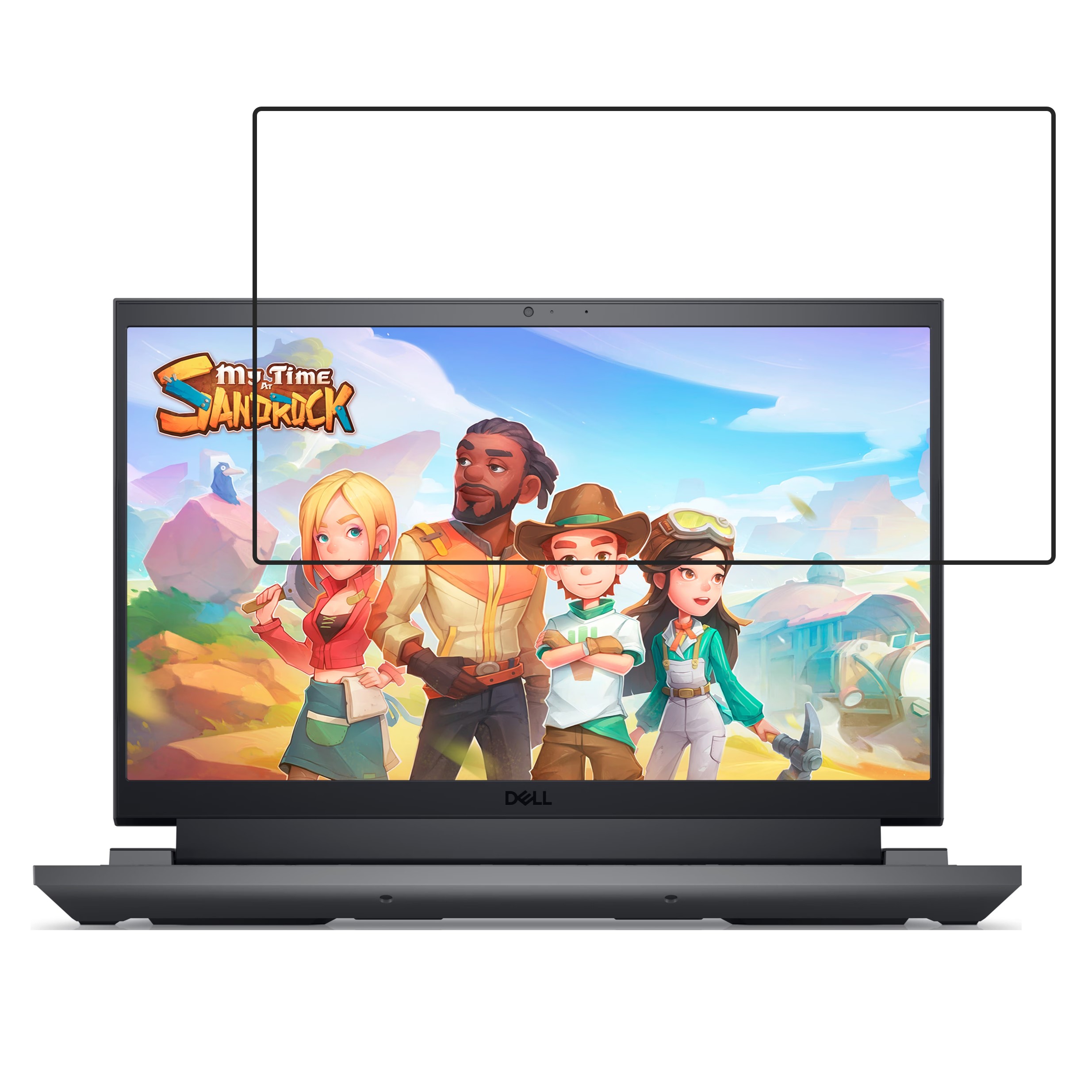 Dell New G15 Gaming Laptop (39.6 Cm / 15.6 Inch) Laptop Screen protector 9H Flexible Unbreakable Scratch resistance 