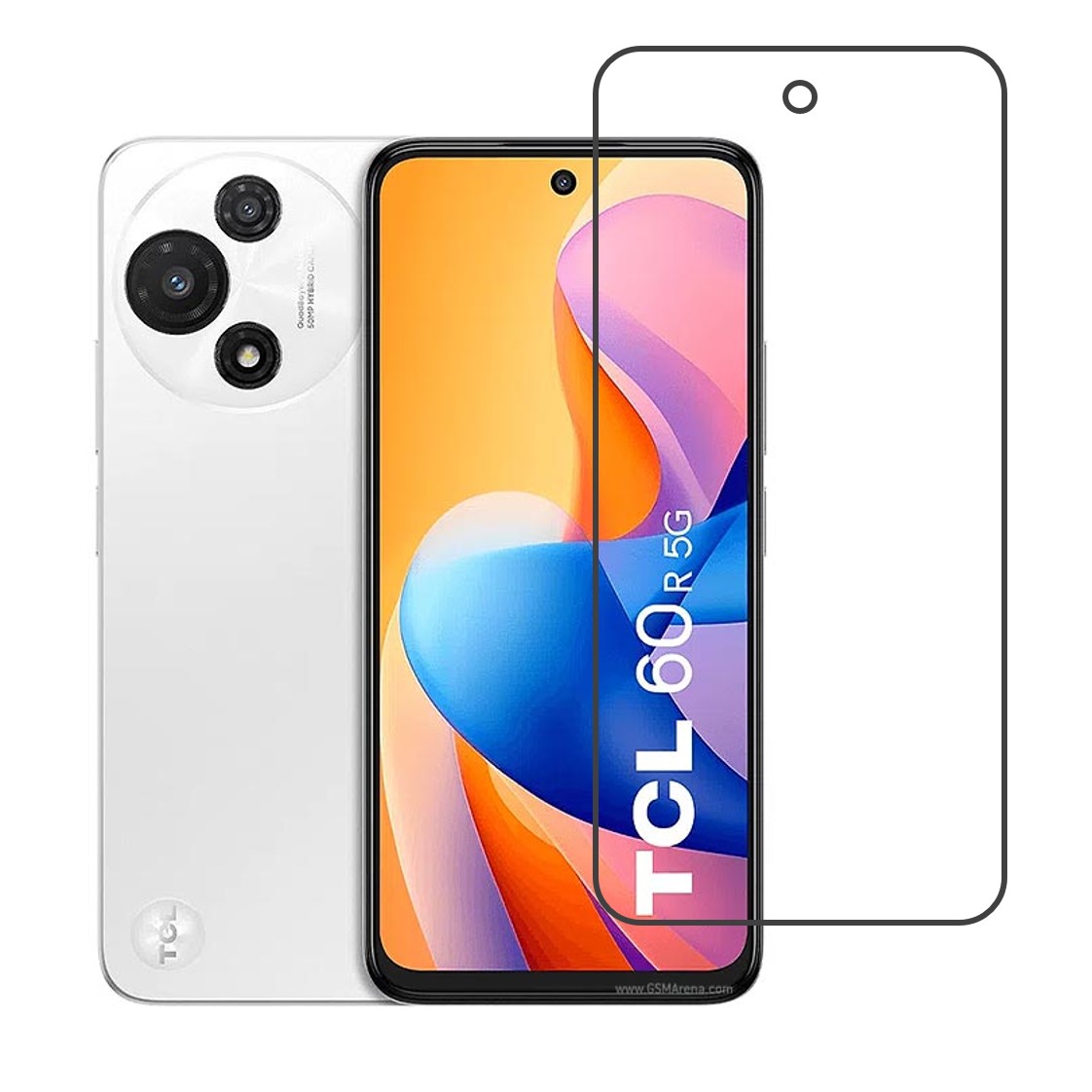 TCL 60R Compatible With Mobile Front Screen Protector  (Flexible Screen Protector)