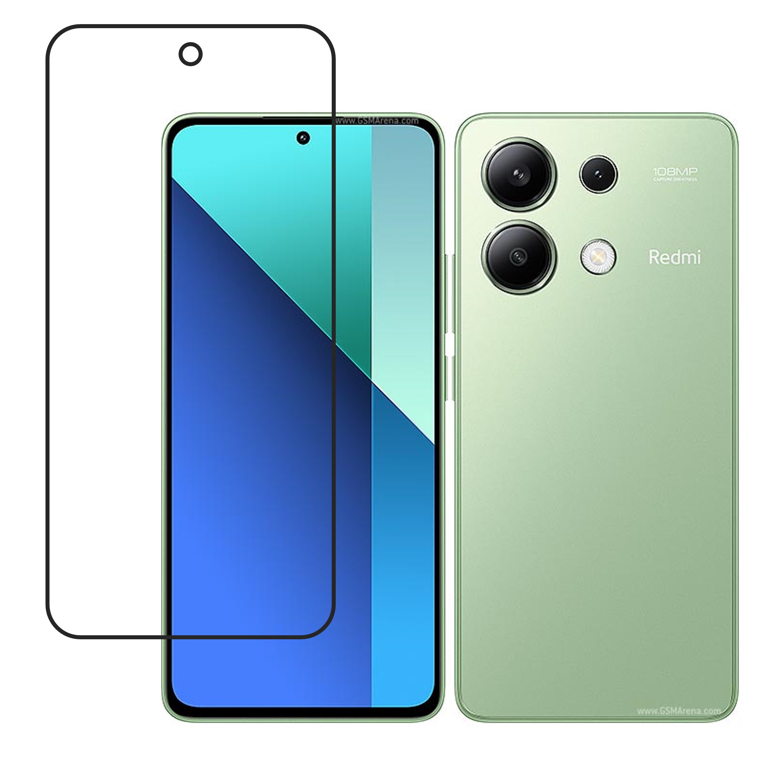 Xiaomi Redmi Note 13 4G Compatible Mobile Screen Protector 
