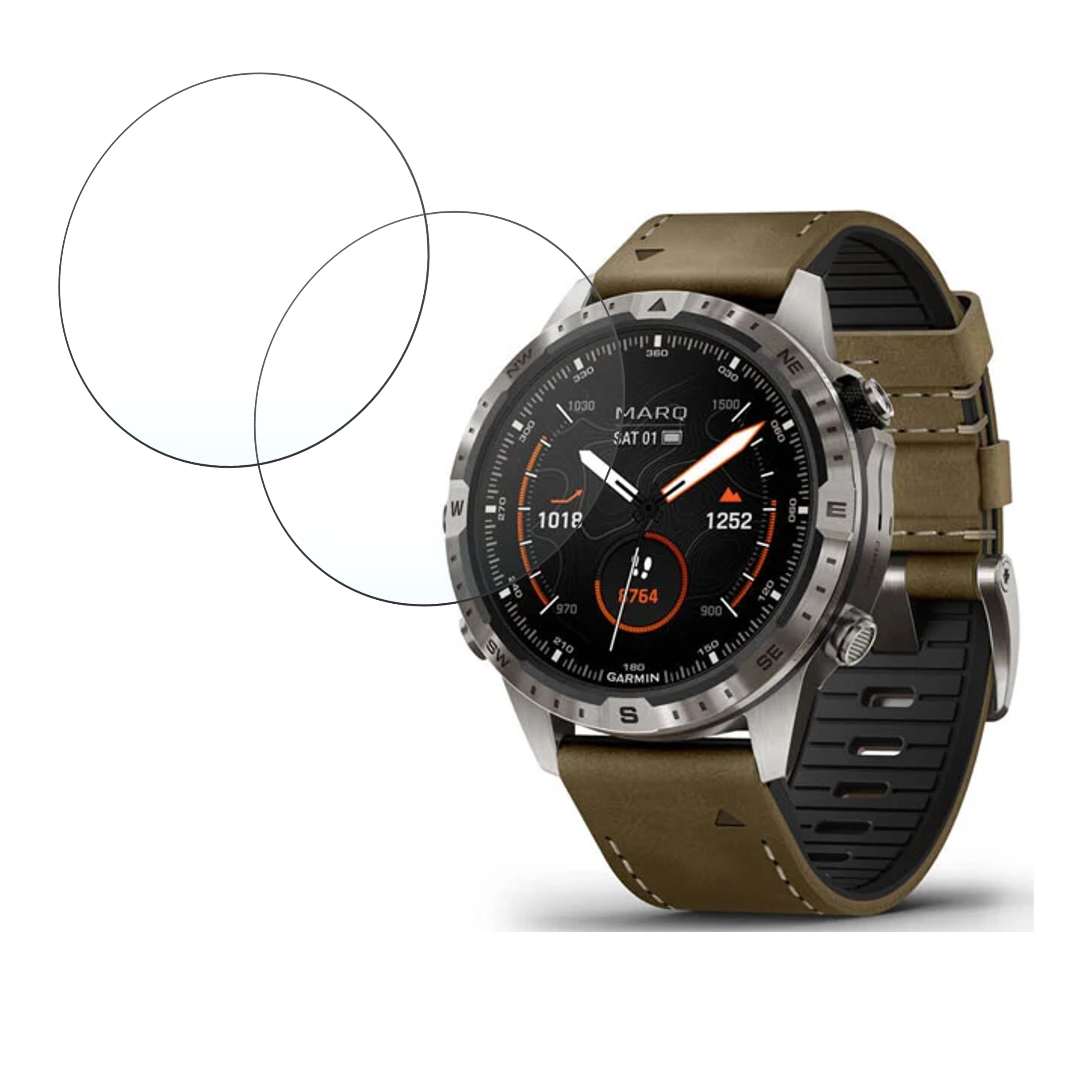 Garmin MARQ Adventurer (Gen 2) Smartwatch Screen Protector 9H Protective Compatible Flexible